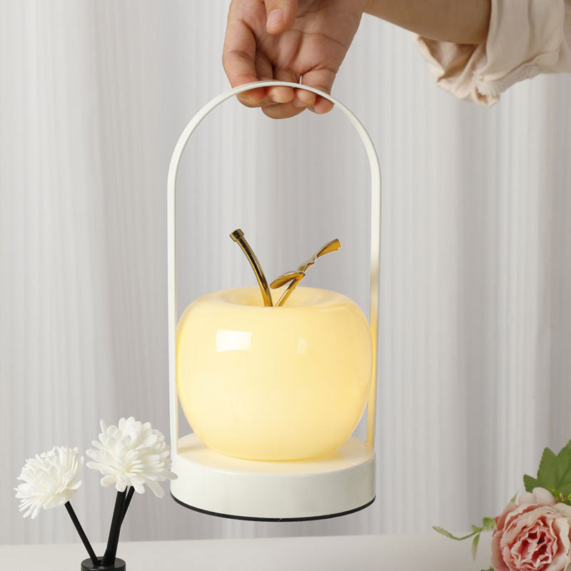 Apple LED Table Lamp with Soft Night Light