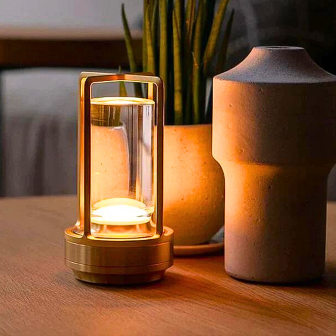 Luxyecs Crystal Lantern Lamp