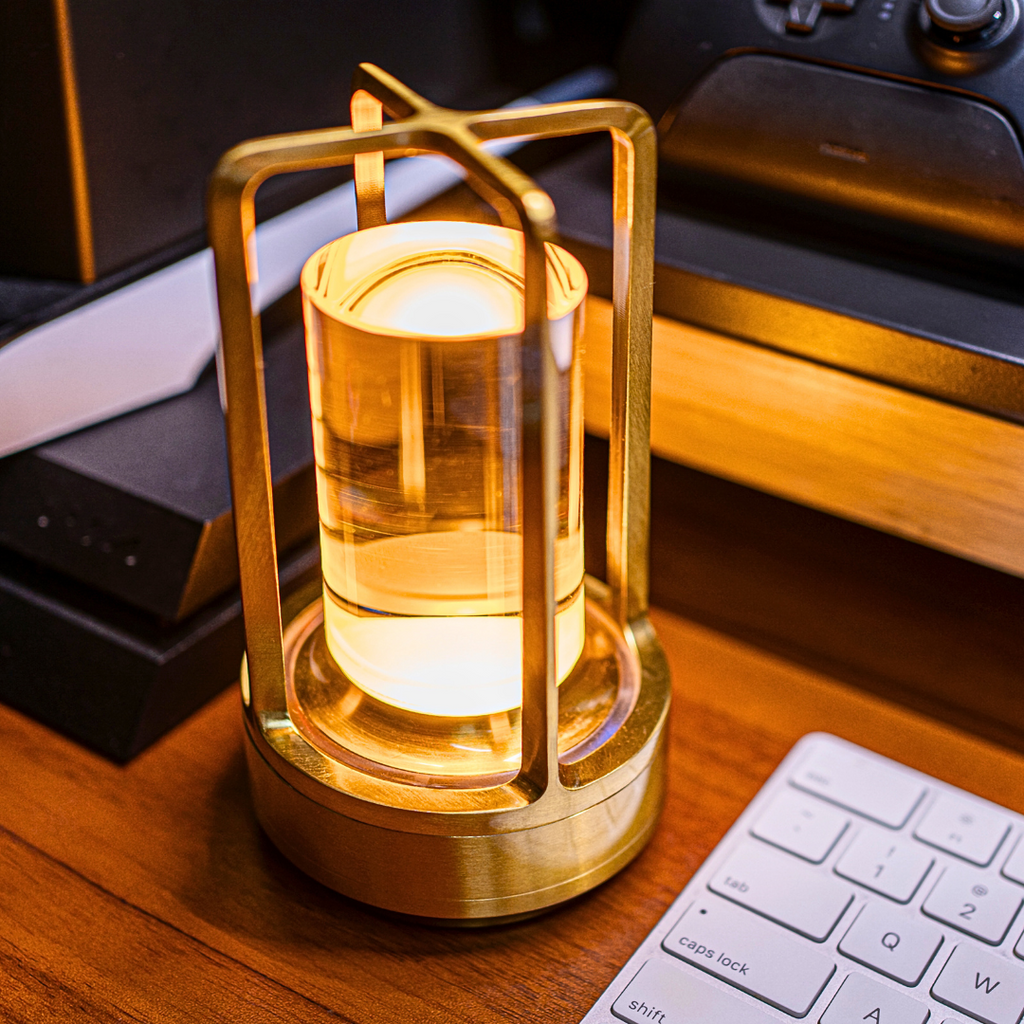 Luxyecs Crystal Lantern Lamp