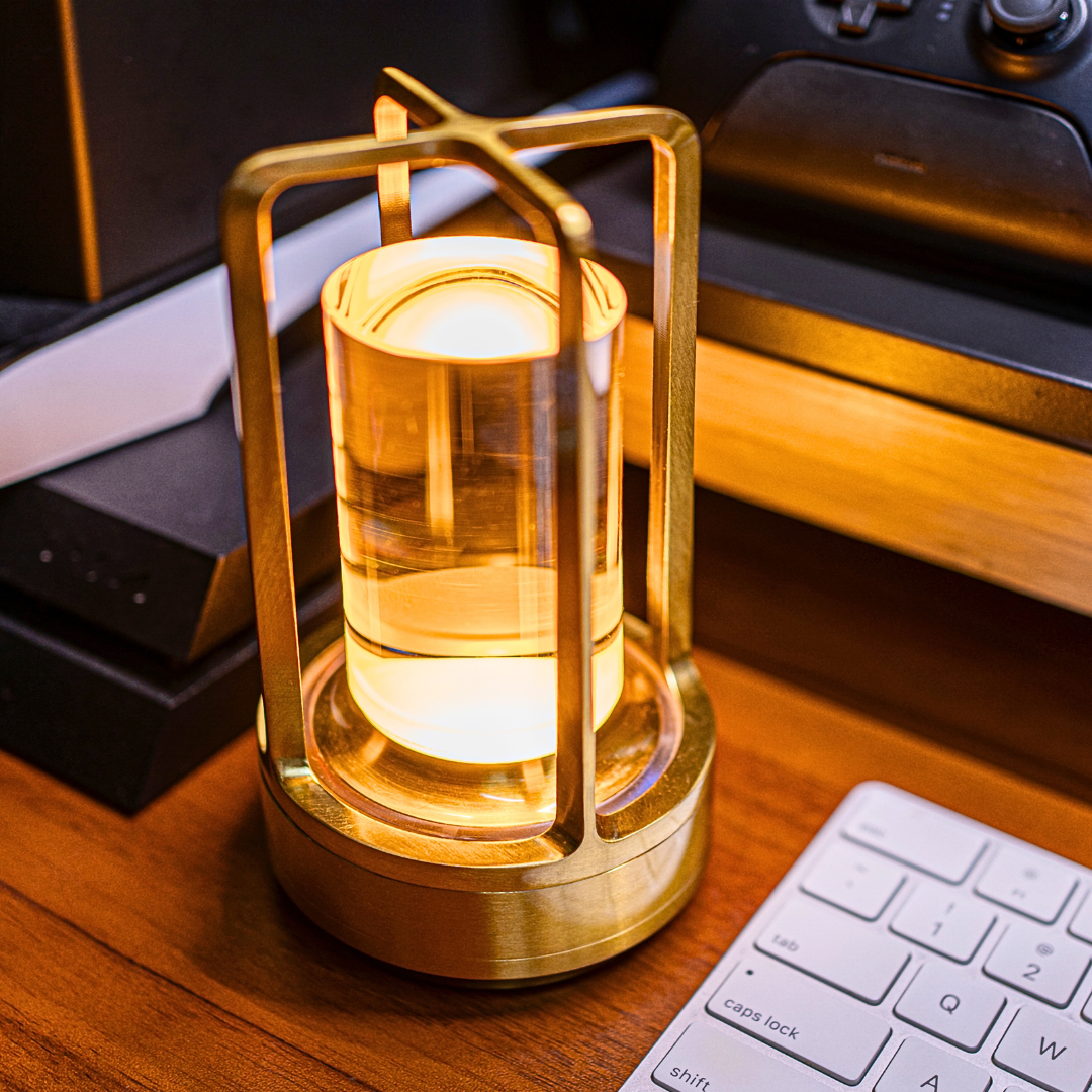 Luxyecs Crystal Lantern Lamp