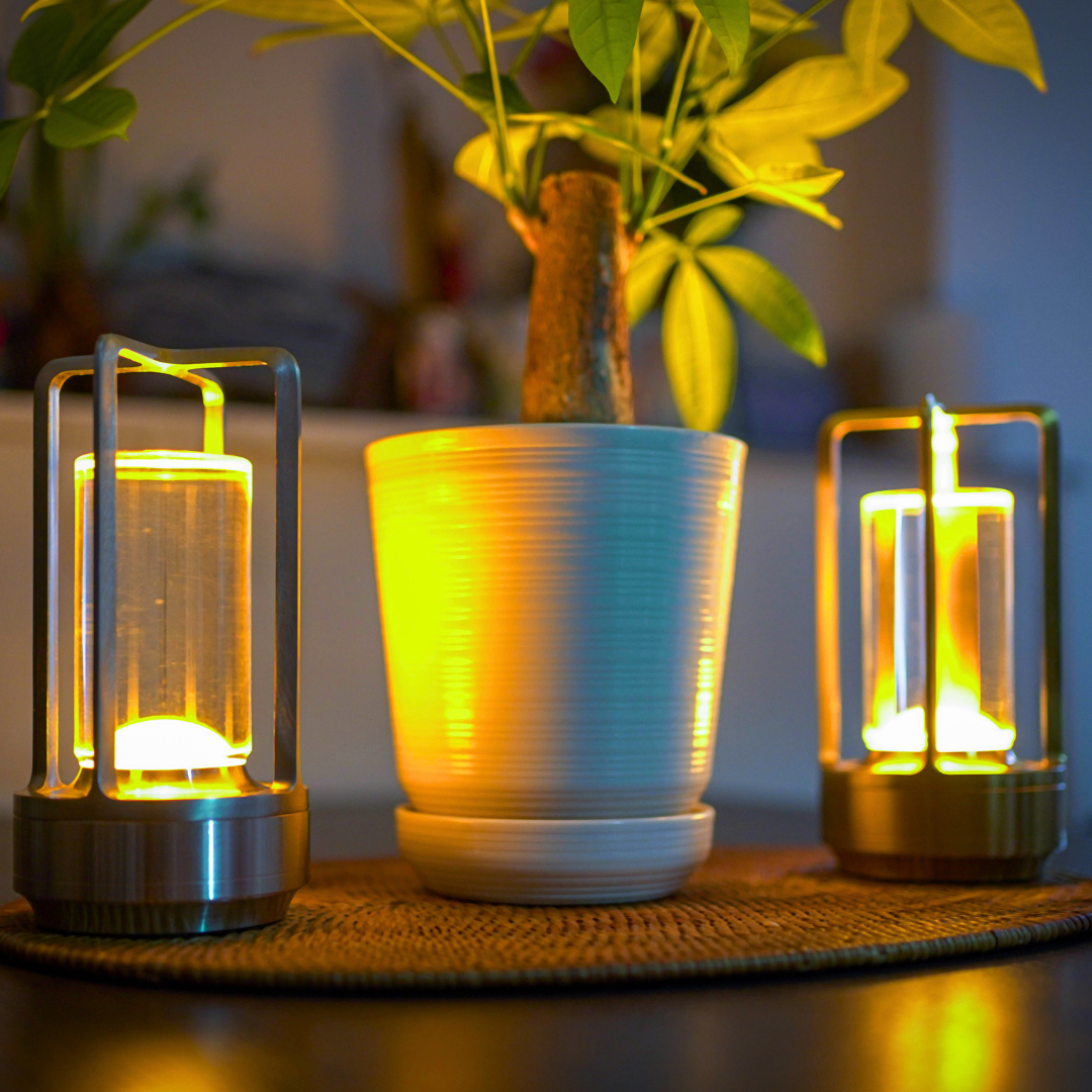 Luxyecs Crystal Lantern Lamp