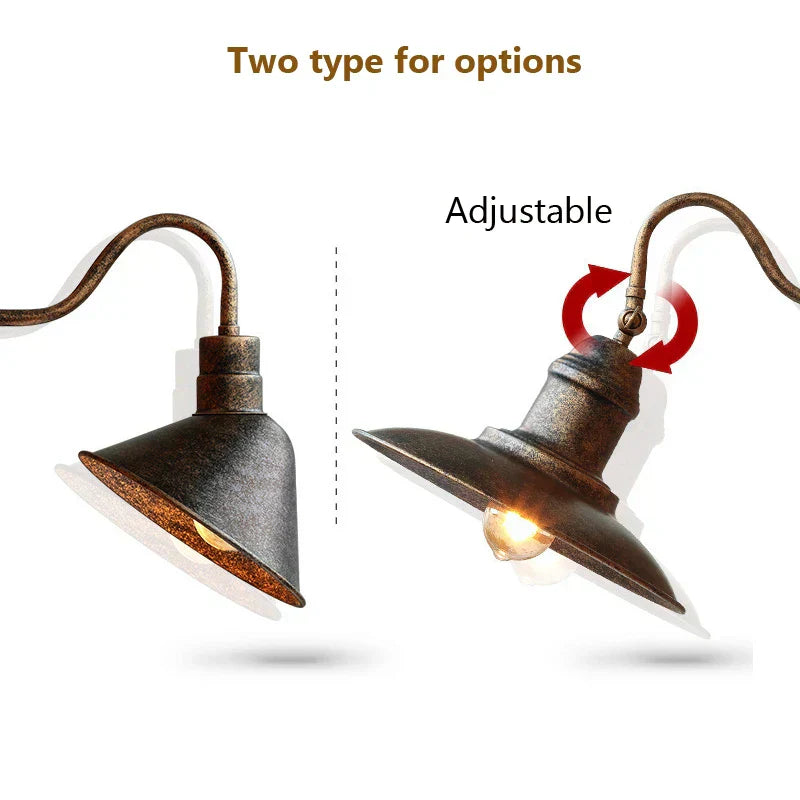 American Vintage Outdoor Garden Wall Light